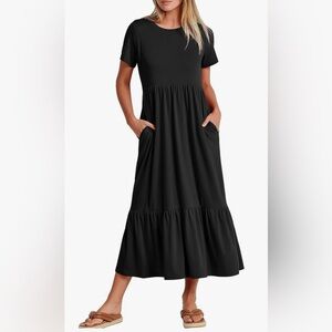 NWT small t shirt maxi with pockets